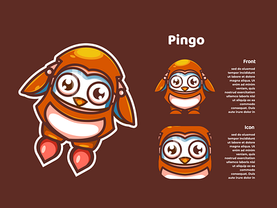 pingo animation branding character characterdesign design illustration logo logodesigners mascot vector