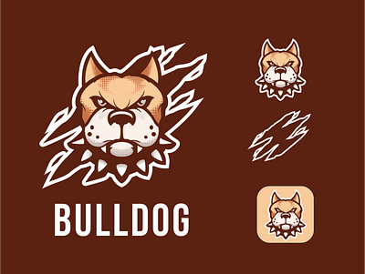 Bulldog animation branding character characterdesign design esport illustration illustrator logo logodesigner logodesigners mascot vector