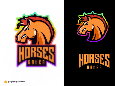 horsess animation branding character characterdesign esport illustration illustrator logodesigners mascot vector