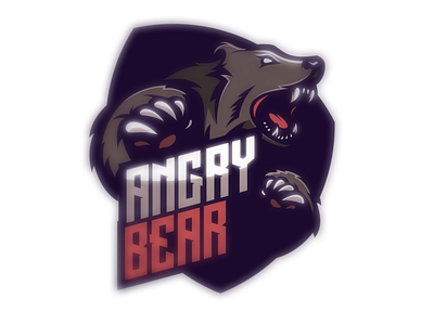 angry bear animation branding character characterdesign design esport illustration logodesigners mascot vector