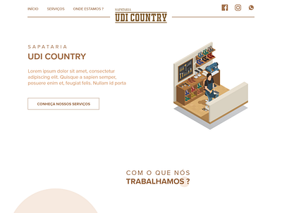 Landing Page - Shoes Repair design interfacedesign ui web