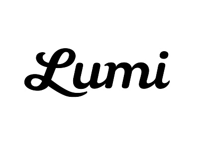Lumi Logo branding logo logotype lumi script