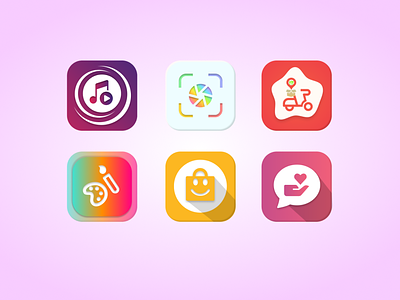 #DailyUI 005 App Icons app branding dailyui design illustration logo ui uidesigns ux vector