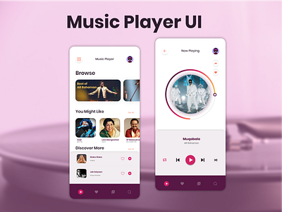 #DailyUI 009
Music Player UI