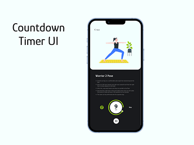 #dailyui 014 Countdown Timer app branding dailyui design illustration logo ui uidesign uidesigns ux uxdesign vector