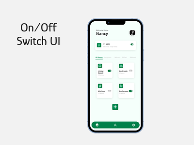 #dailyui 015 On/Off Switch UI 3d animation app branding dailyui design graphic design illustration logo motion graphics ui uidesigns ux vector