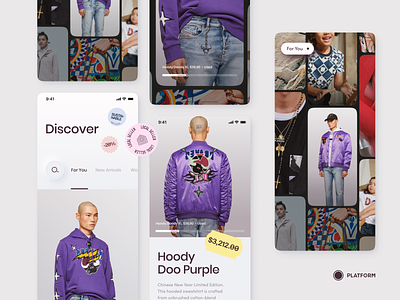 Video Marketplace app design fashion fashion app iphone shop ui