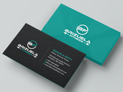 Letterpress Textured Business Card Design