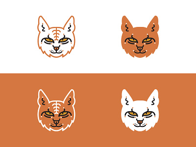 Ocelot Cat Icon branding cat icon cat logo character design icon illustration logo ocelot ocelot cat ocelot cat icon ui vector