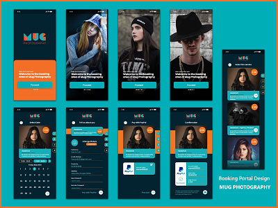 Booking Portal  Design For MUG Photography
