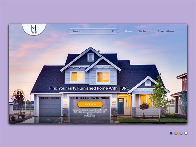 Homepage Design for HOPO