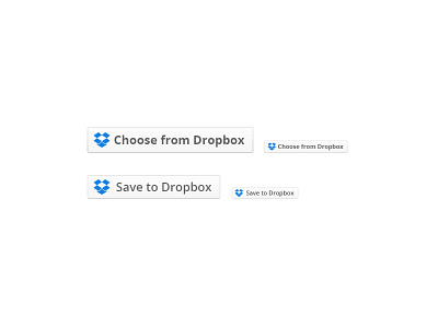 Dropbox Drop-ins Buttons button dropbox freebie gradient icon input open sans psd retina stroke