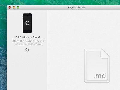 Keygrip Mac bolt interface keygrip light mavericks native osx stage