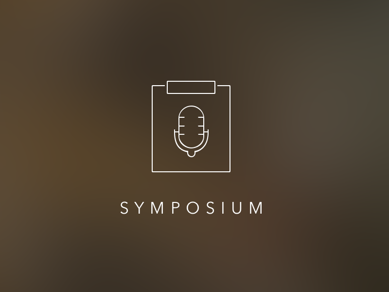 Splash Page ios blur icon mic clipboard line art