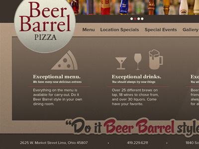 Beer Barrel Pizza barrel beer candy pizza proxima restaurant