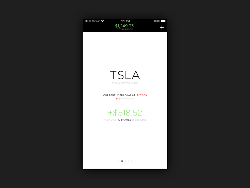 Stakes App UI calculator rounded gotham stocks stock mobile ui ios