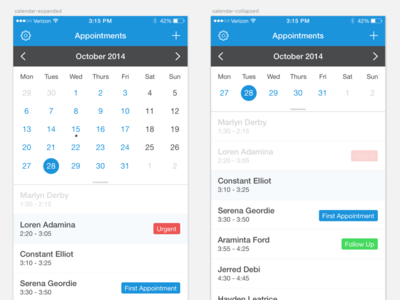 Calendar App Tracking