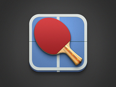 Pong Icon icon ios light noise ping pong rubber shadow table texture wood