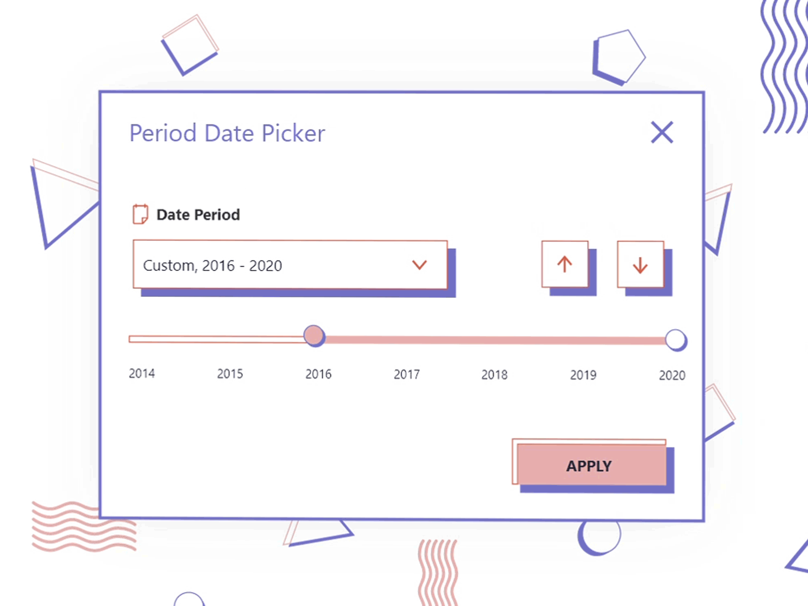 Custom Date Picker dataviz datepicker uidesign uiux visual design