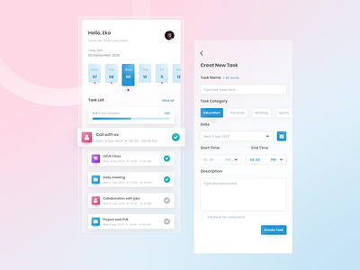 Task Management - Mobile App by Kurnia Majid on Dribbble