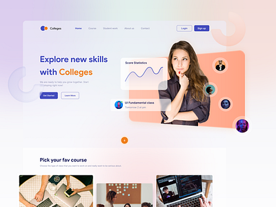 Colleges - Landing Page - Courses