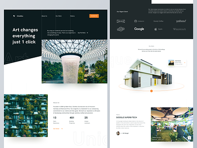 Omahku-Architecture Agency Landing Page