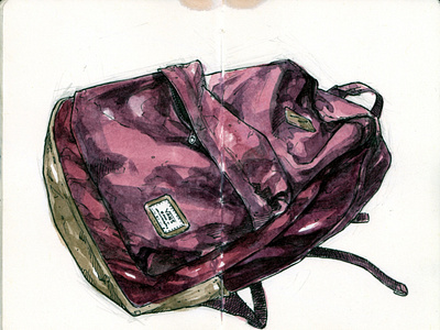 Watercolor Backpack