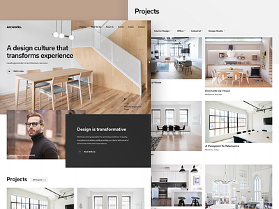 Arcworks Architects concept corporate design responsive ui ux web website