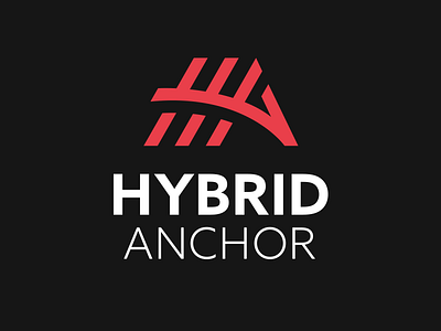 Hybrid Anchor anchor brandmark hybrid logo