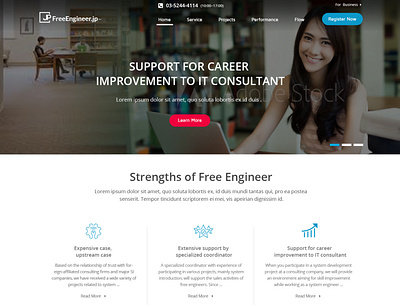 FreeEngineer - Website Design branding creative design flat design logo modern design ui ux website design
