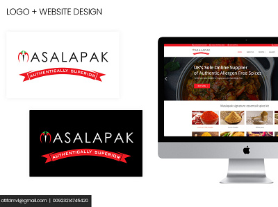 Logo + Website design creative design design flat design illustration logo design modern design website design