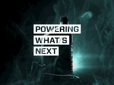 Powering What's Next animation campaign video web design