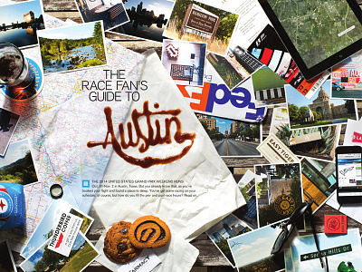 Autoweek — Guide to Austin austin beer collage guide layout magazine photography print