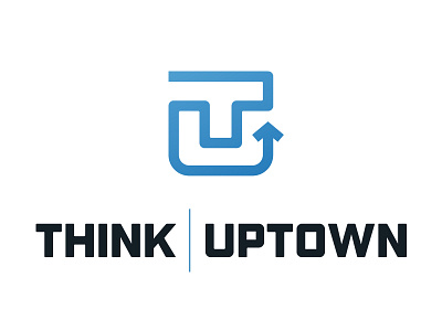 Think Uptown agency branding design icon identity logo strategy wordmark