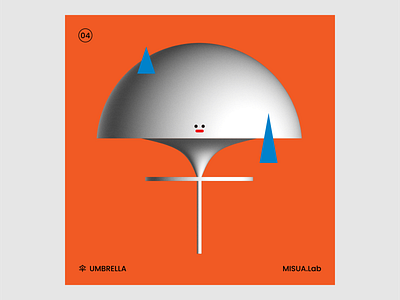 伞｜Umbrella design illustration typography