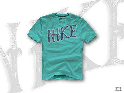 Nike Wave apparel brand hand lettering illustration just do it nike screen print sports typography