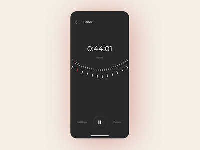 Mad777 02 / Timer app bhsadmad clock mobile neomorphism ui