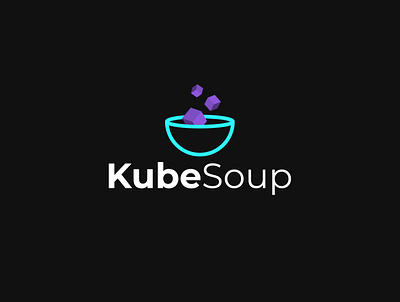 Startup logo design branding cube graphic design illustrator logo soup startup