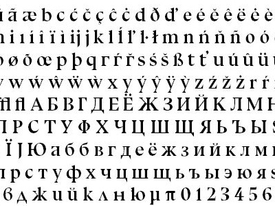 Bluu goes Cyrillic cyrillic type design typography