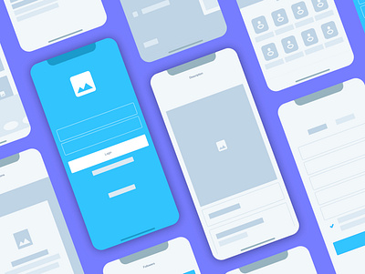 Social App Wireframes mobile design wireframing