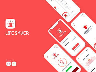 Life Saver App UI Design