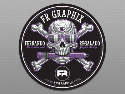 Self-Promotional Sticker Design