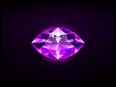Amethyst amethyst casino design game game design gem icon illustration jewel las vegas slot symbol