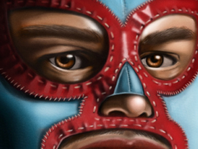 Nacho Libre digital fan art nacho libre painting