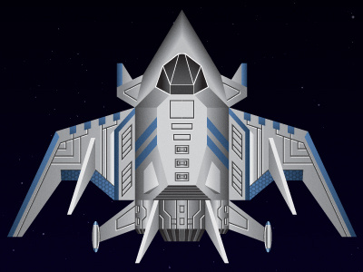 Ship 03 design fernando regalado flying spaceship