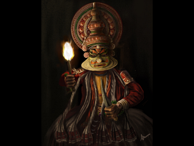 Ravanan procreate kathakali