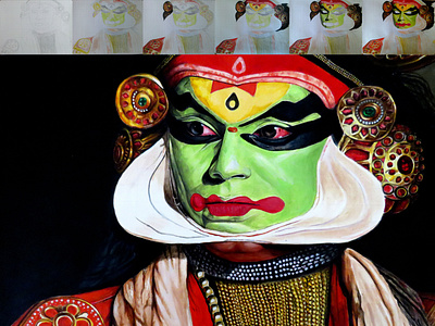 kathakali . satwikabhavam