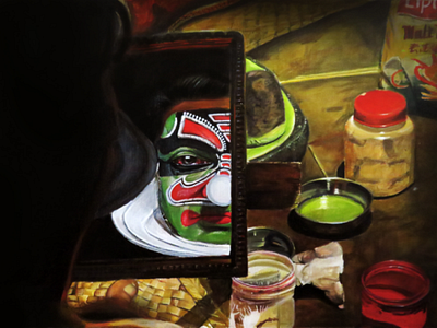 Kathakali - Green room