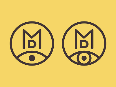 New logo monogram (monologoram) eye logo monogram