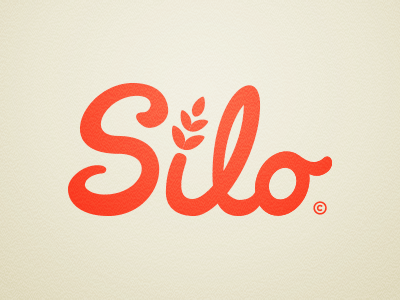 Silo Logo gif hand drawn logo script typography word mark